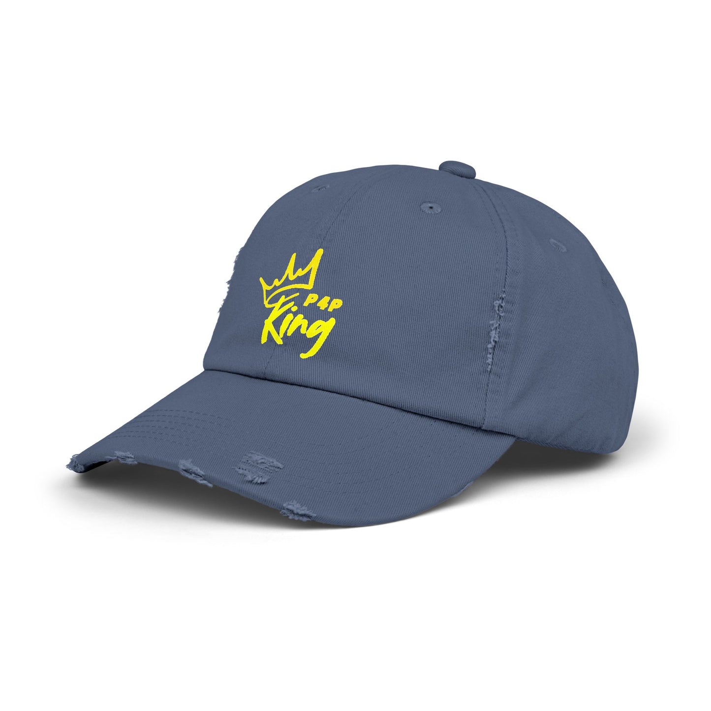 King Pound for Pound Unisex Distressed Cap