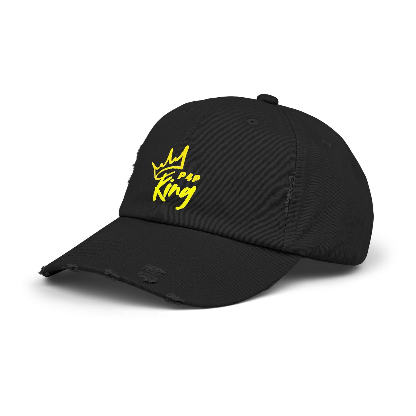 King Pound for Pound Unisex Distressed Cap