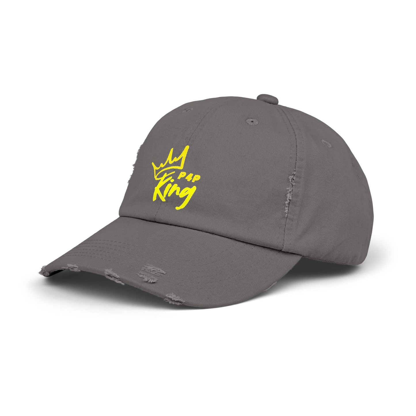 King Pound for Pound Unisex Distressed Cap
