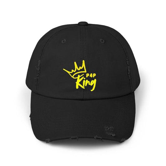 King Pound for Pound Unisex Distressed Cap